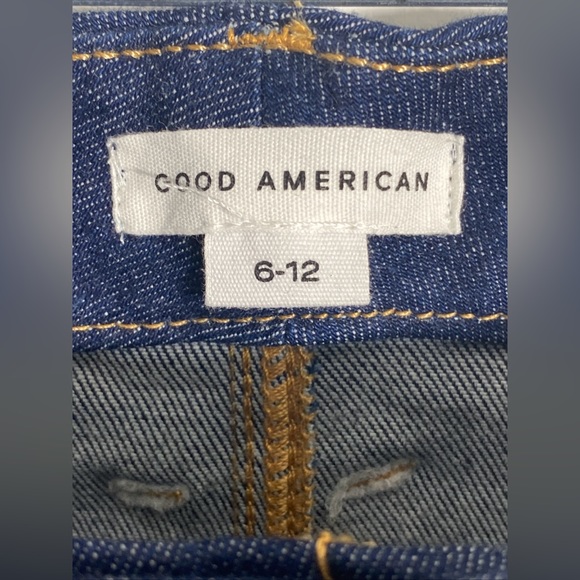 Good American x Calik Denim WOMEN’S DENIM ETHICAL BLUE 04 JEANS Sz 6-12 NEW NWT! - Picture 3 of 9